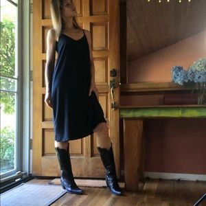 Bishop & Young Blue MIDI Dress Sz sm